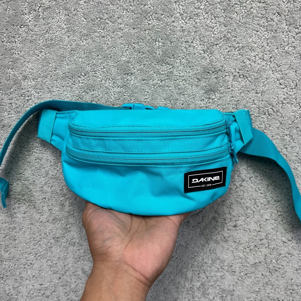 Dakine Classic Hip Pack Teal Blue Nylon Fanny Pack Waist Bag Outdoors Hiking